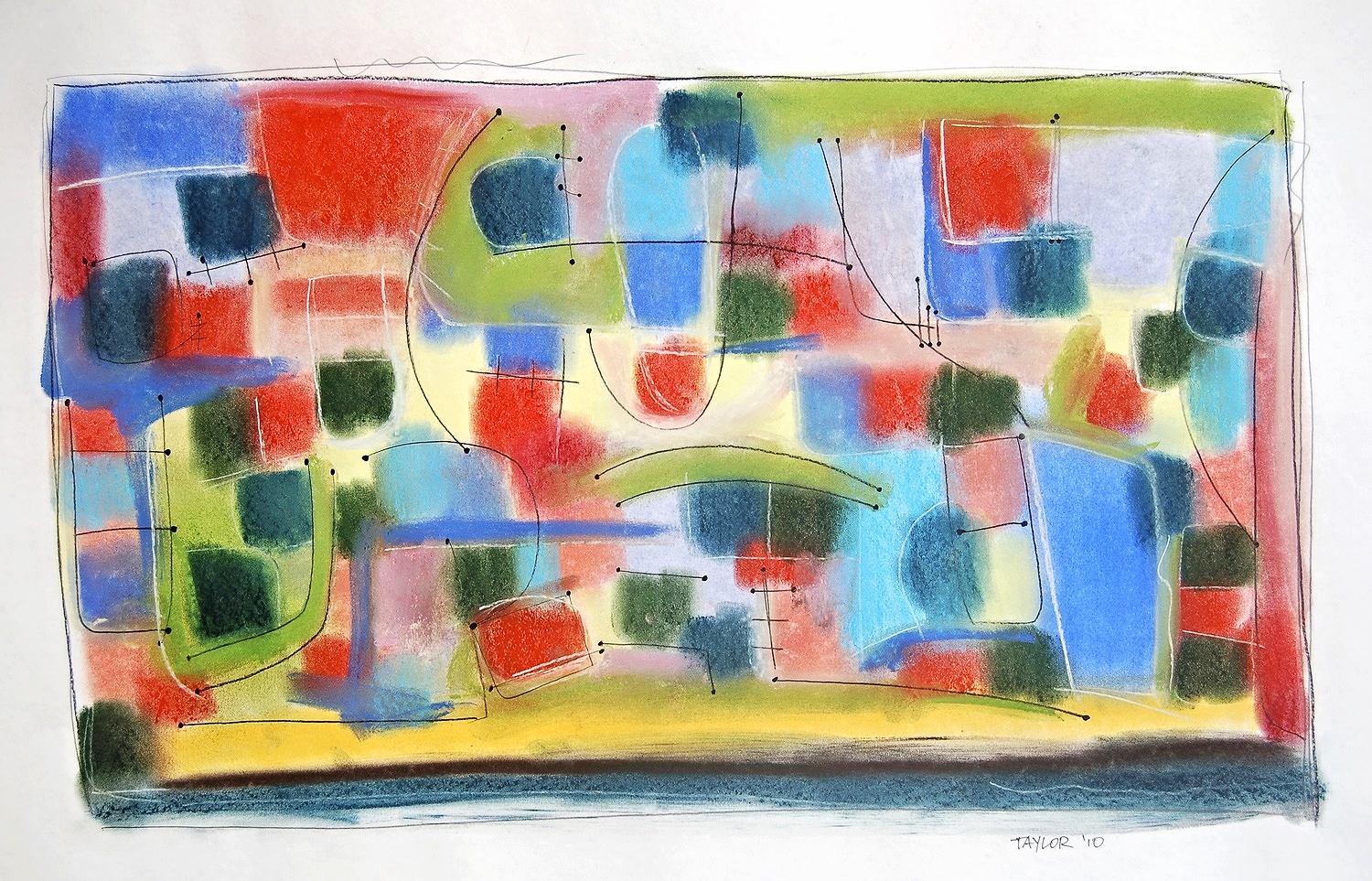 rinse, repeat 2010 Pastel, pencil and ink on paper. 37” x 25½” 