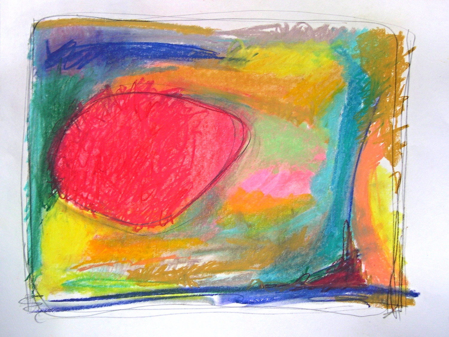 atropos 2006 Pastel and pencil on paper. 28¾“ x 22¾“