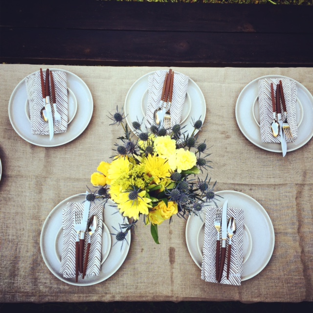 Backyard Tablescape