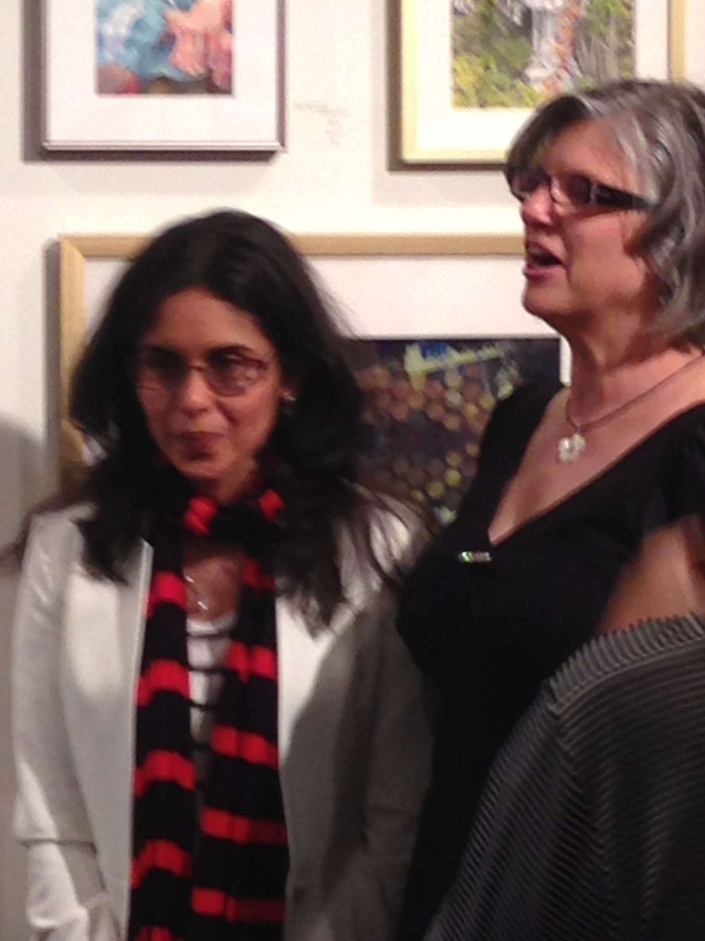 Nina Ashraf Asmi with Jackie Rybinski