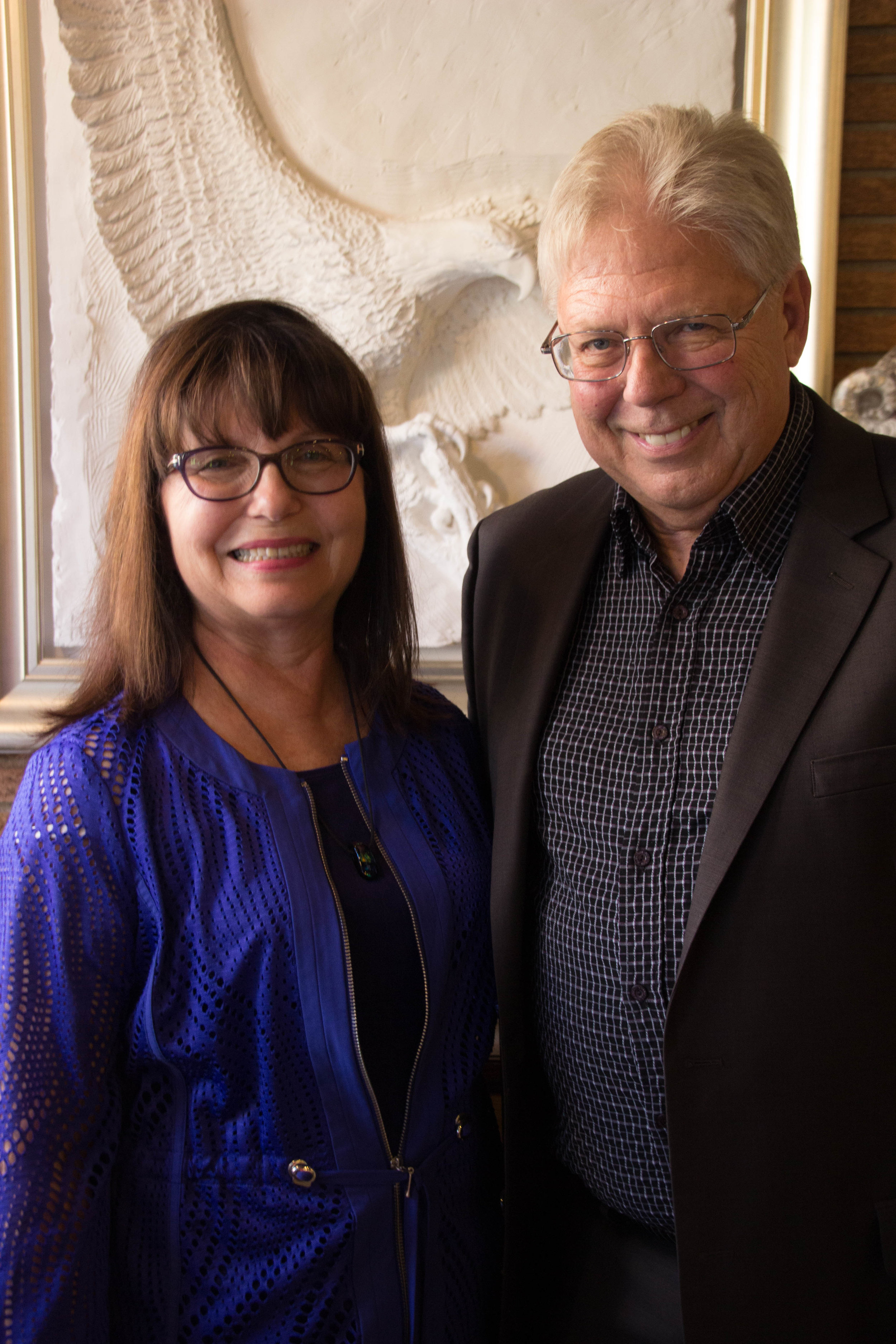 Deborah Benedic and Nelson McKinnon, owners of The Loft Fine Art