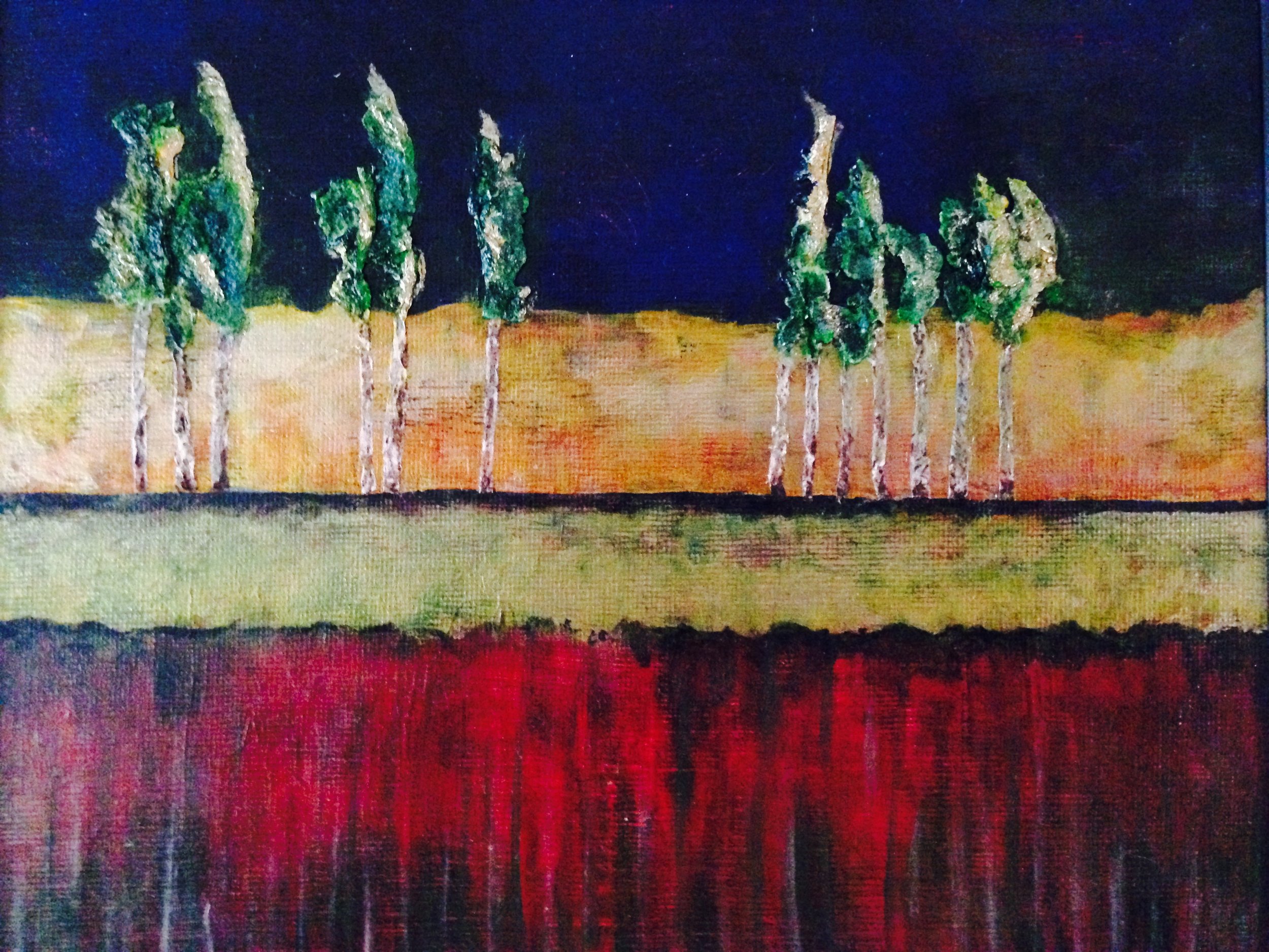 Moment (Mixed media, 9x12)
