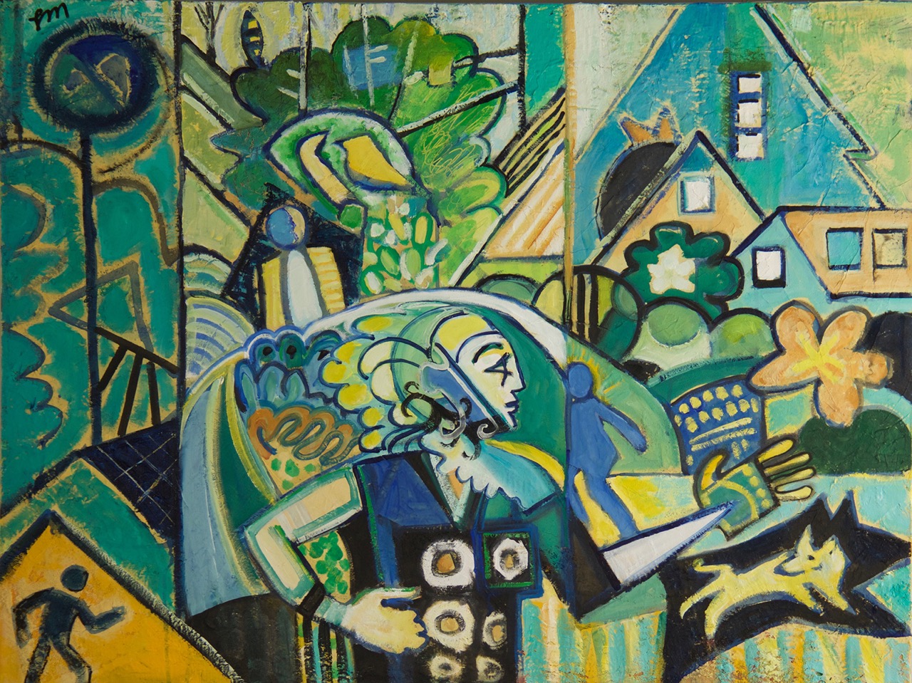 Runner with Dog