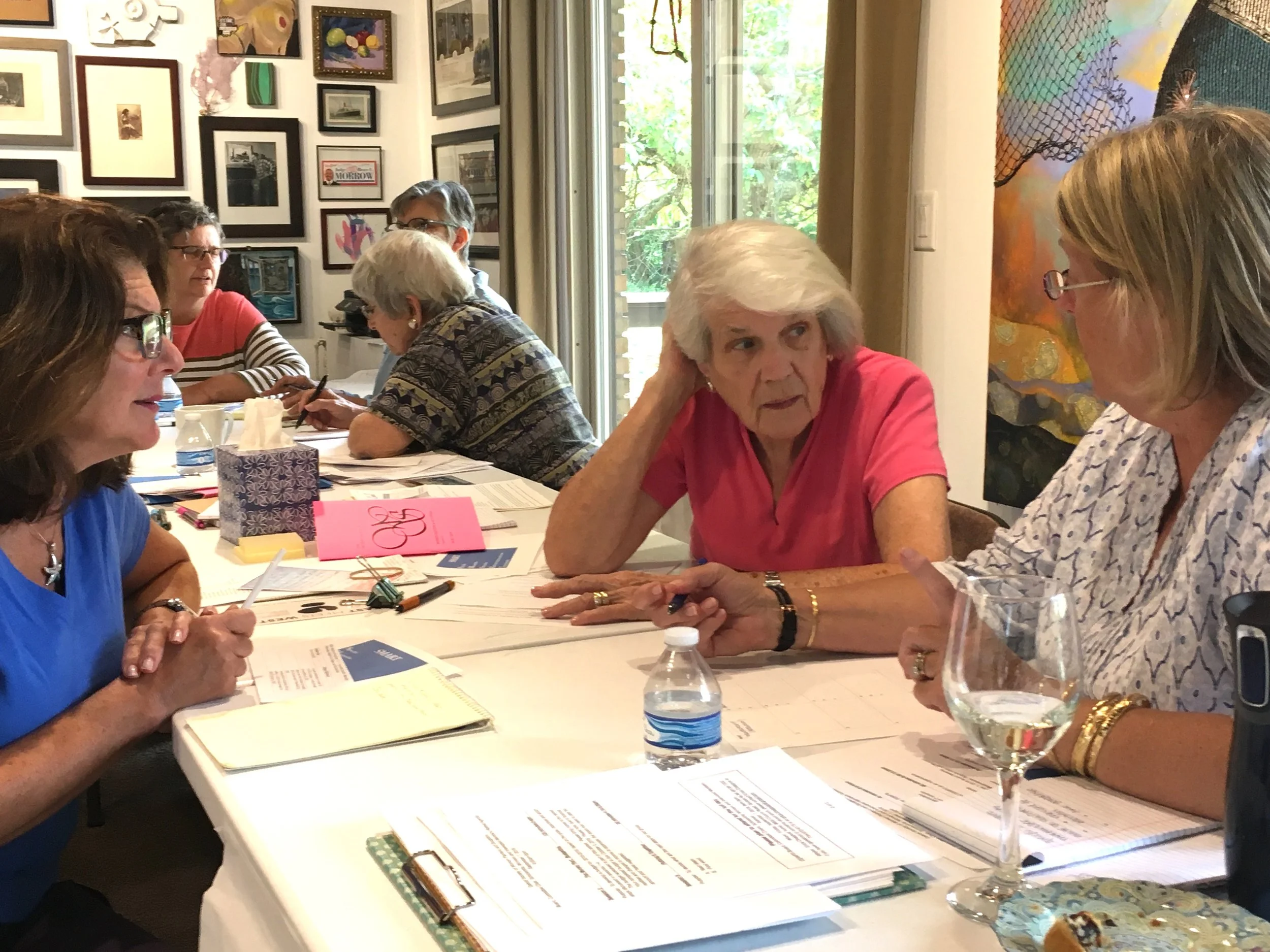 Roselyn Rhodes, Joan Smykowski, Jackie Rybinski, Julie Sabit, Carol LaChiusa, Jan Ducsay