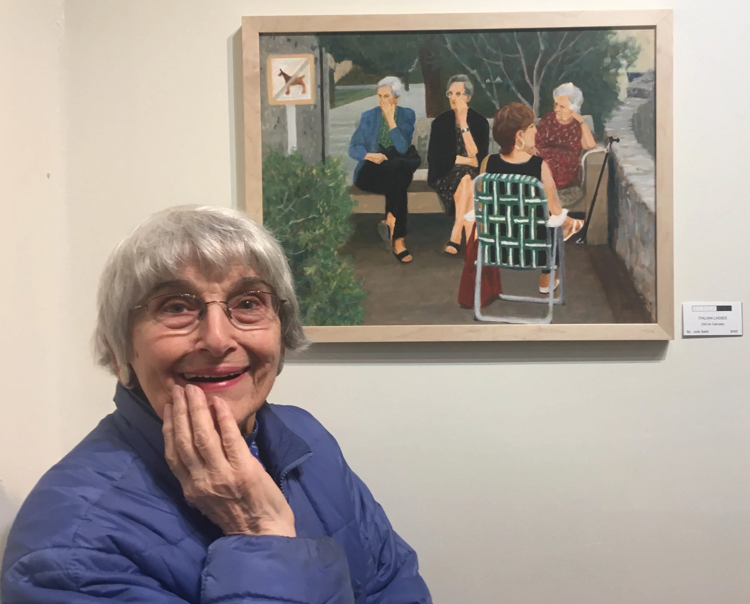 Honorable Mention award (for Captured Beauty) winner Julie Sabit. Shown: Italian Ladies