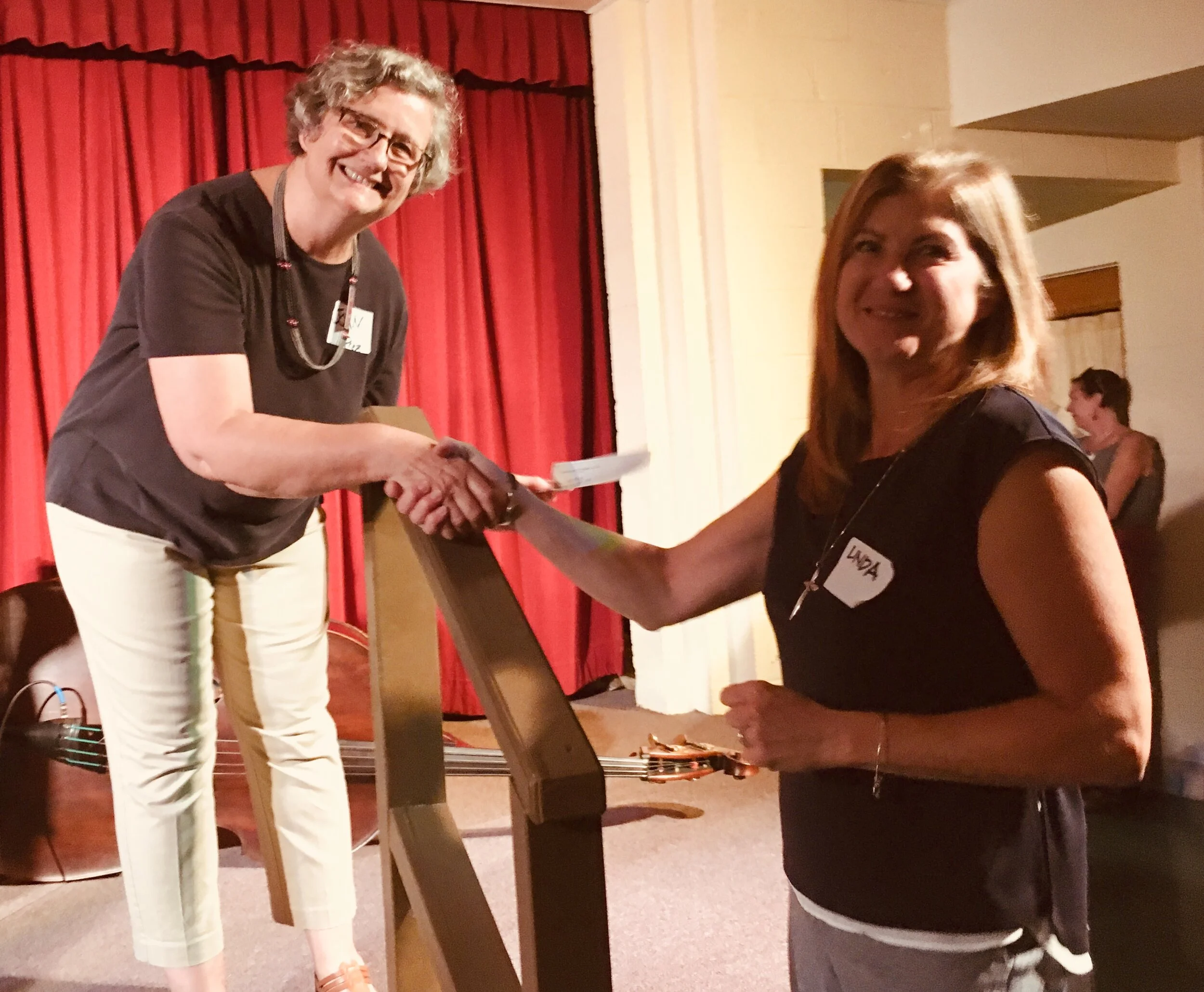 Joan Smykowski with Linda Boyle (Honorable Mention)