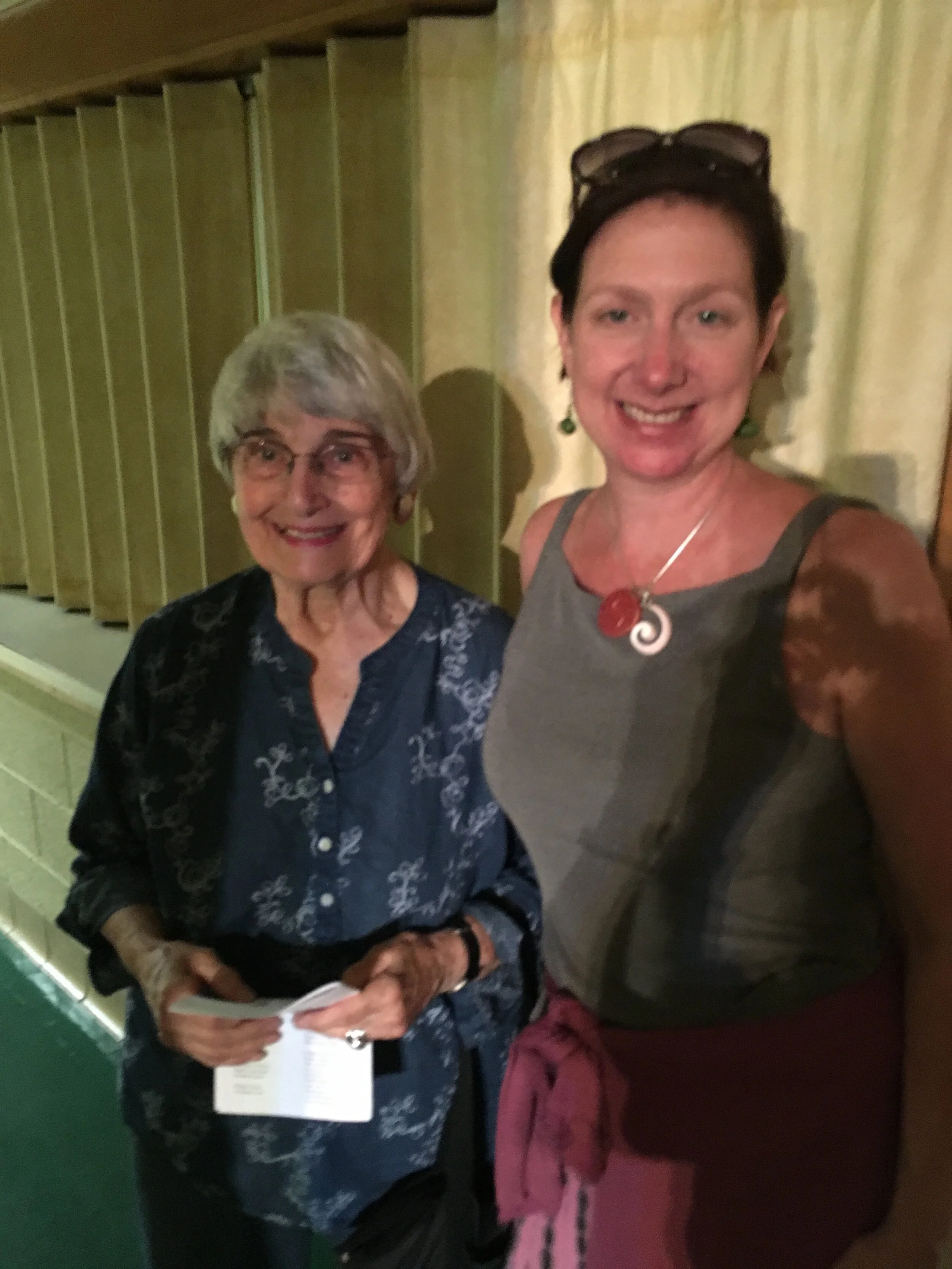 Julie Sabit with Tamm Whitty, GPCC Arts Ministry Director