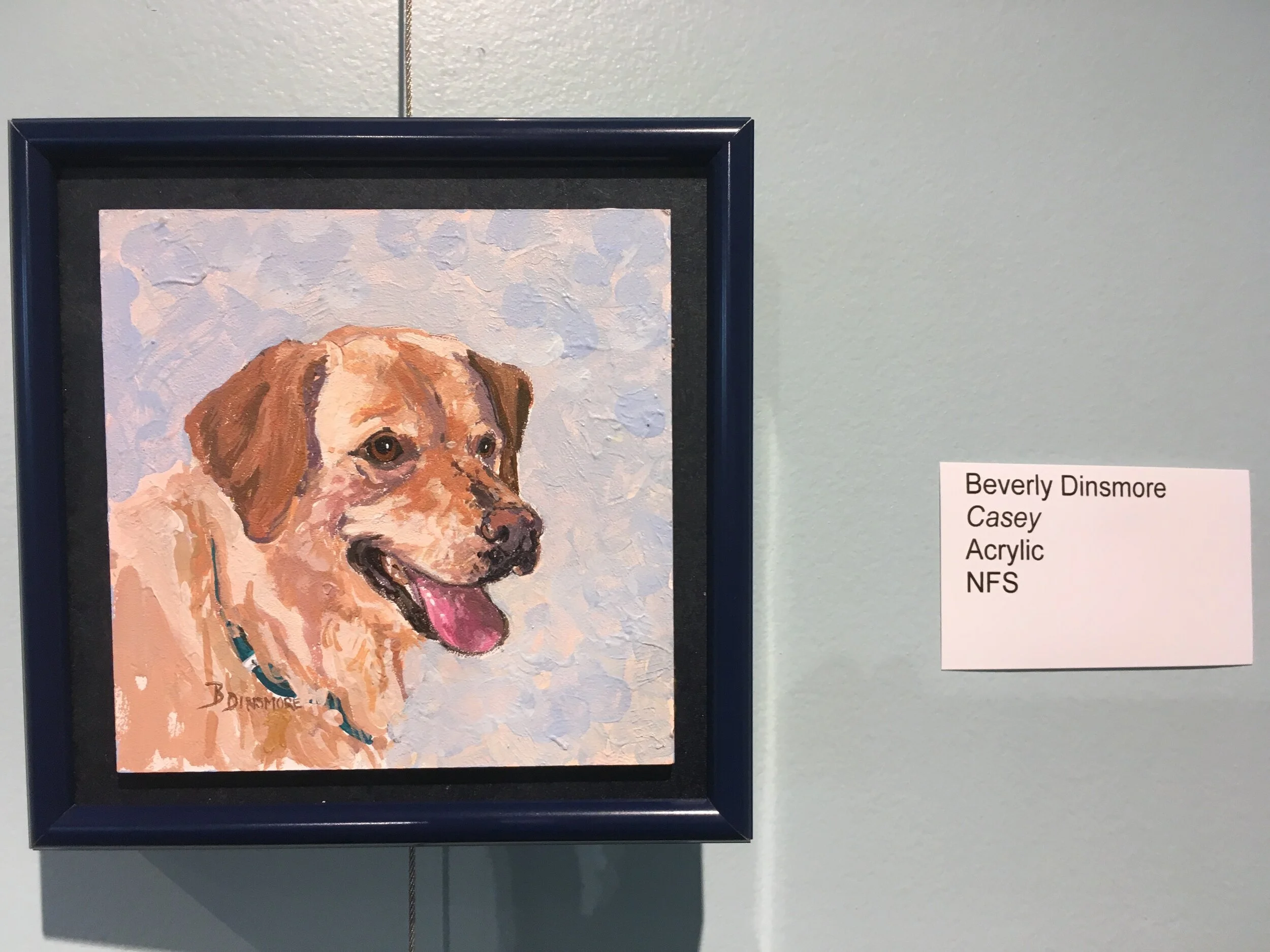 Barbara Dinsmore, Casey (acrylic)