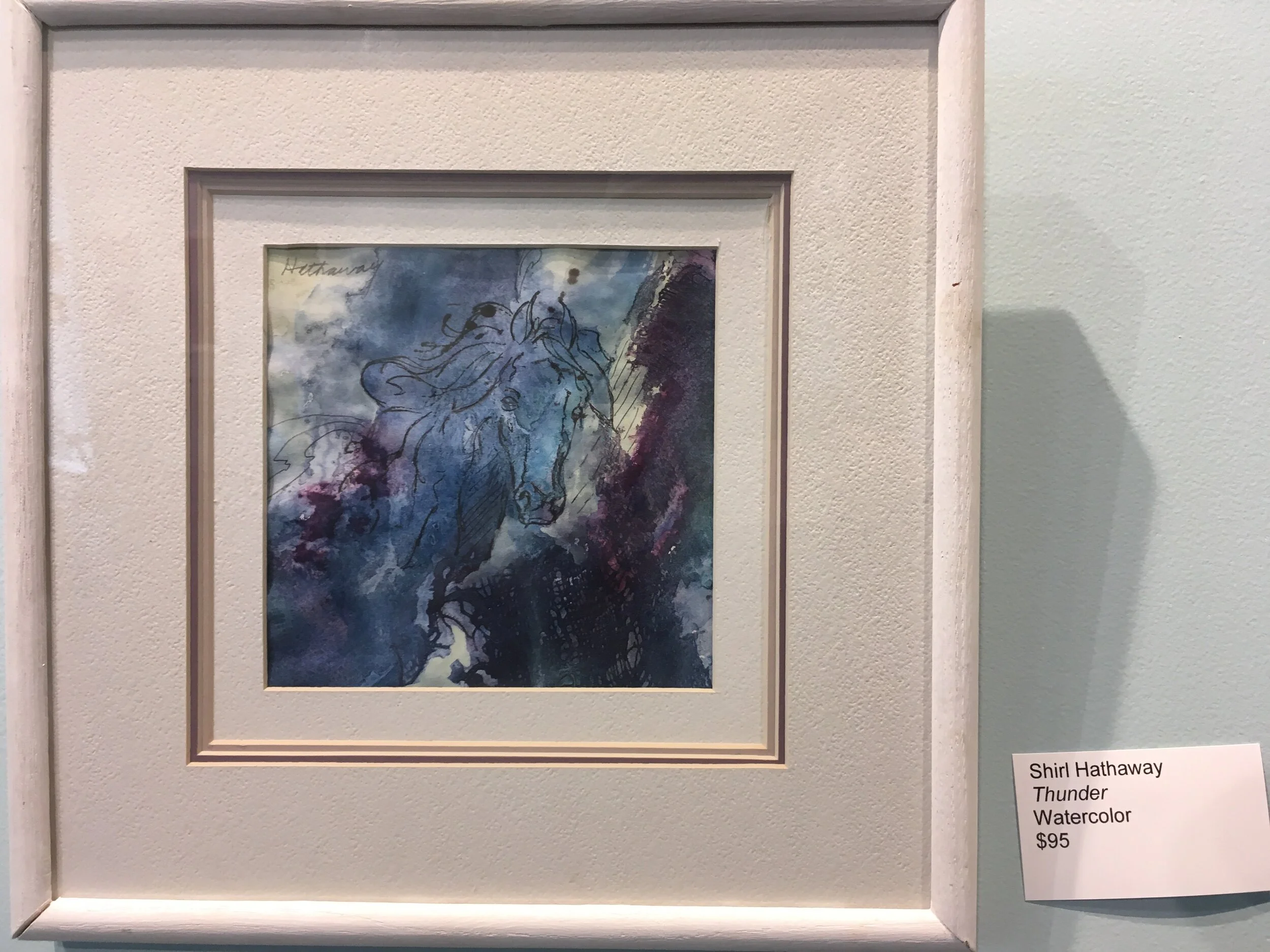 Shirl Hathaway, Thunder (watercolor)