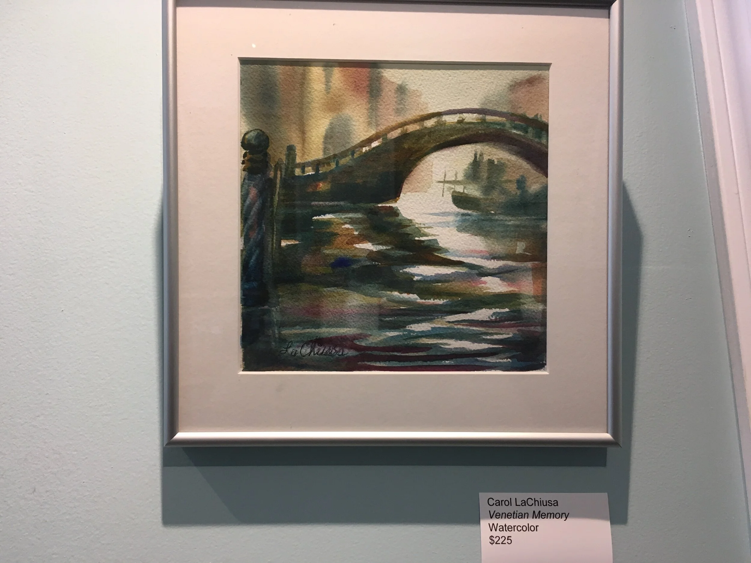 Carol La Chiusa, Venetian Memory (watercolor)