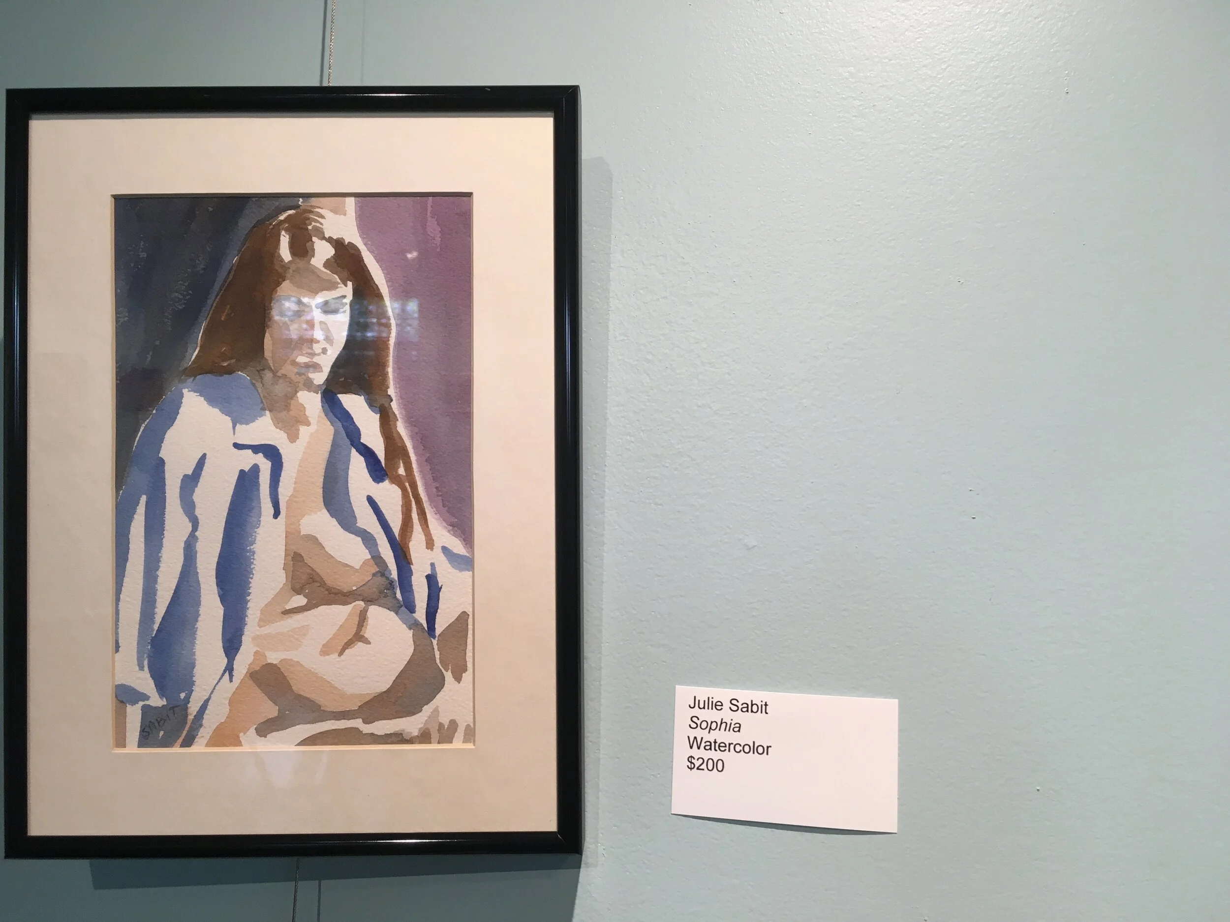 Julie Sabit, Sophia (watercolor)