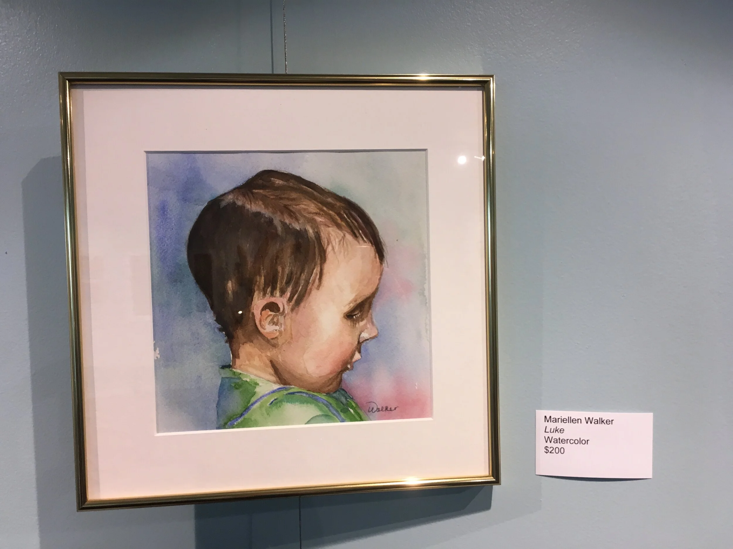 Mariellen Walker, Luke (watercolor)