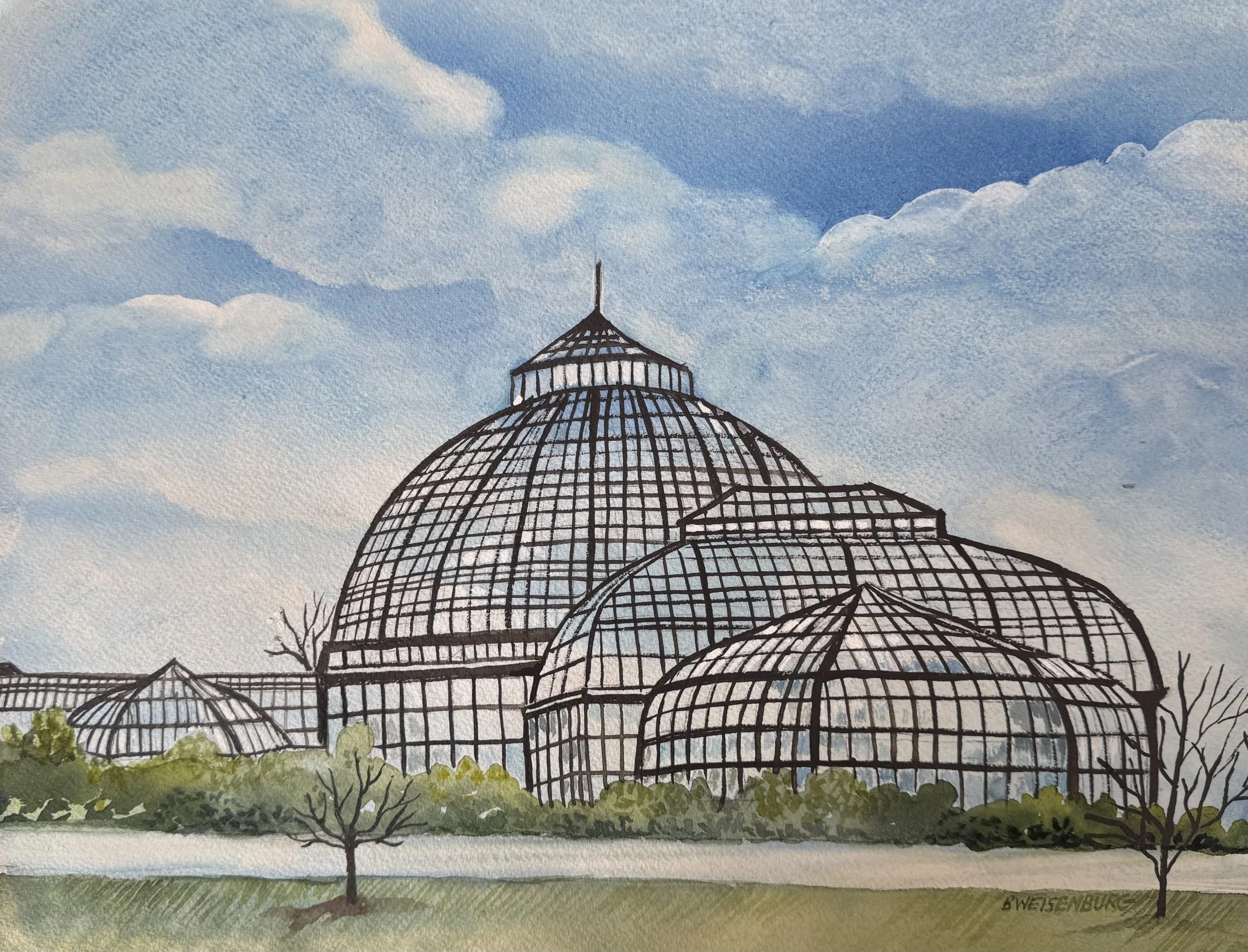 Barbara Weisenberg, Anna Scripps Whitcomb Conservatory