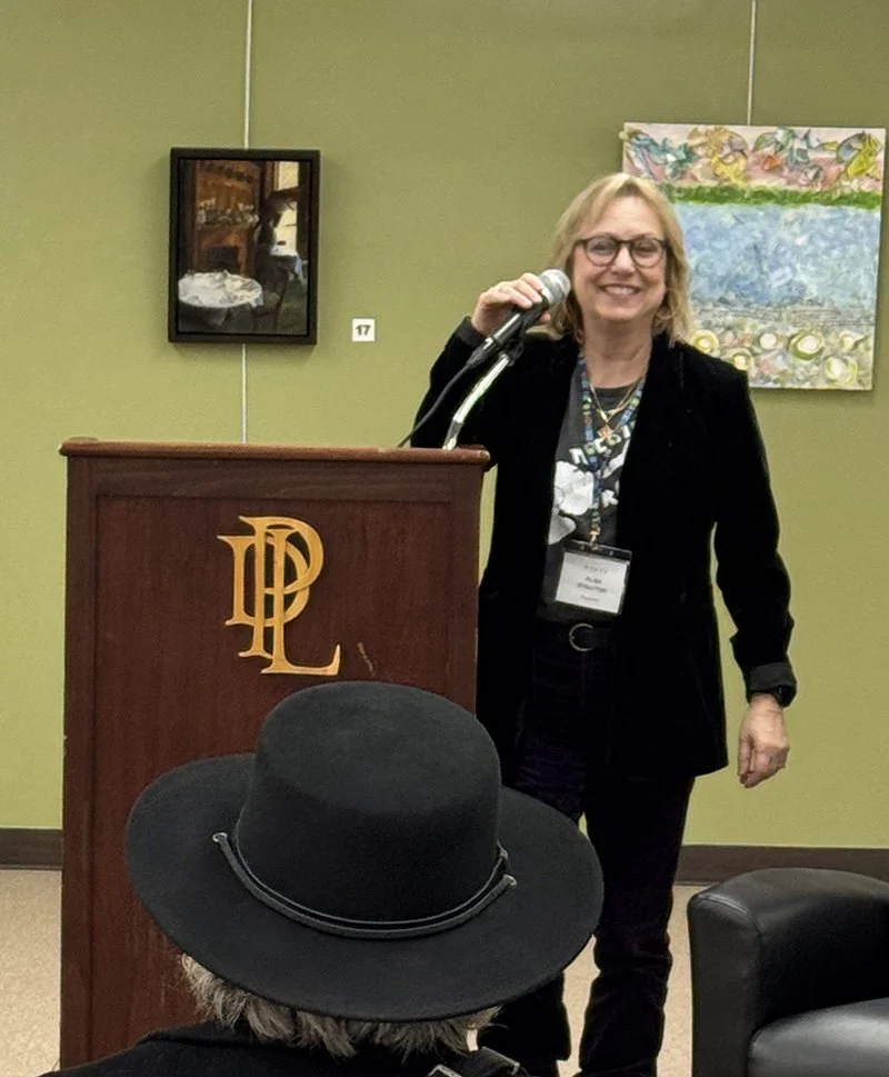 President Alyssa Stratton introducing the juror