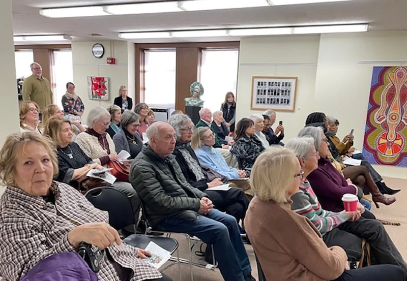 Audience at the opening reception