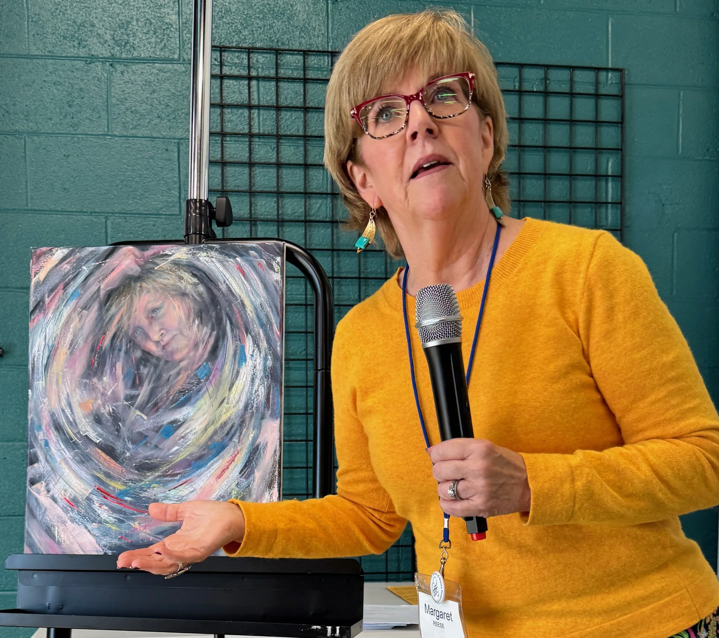  Margaret Reese has been experimenting with “disruptive realism,” exploring and seeking freedom in her work and trying to understand where to stop…  