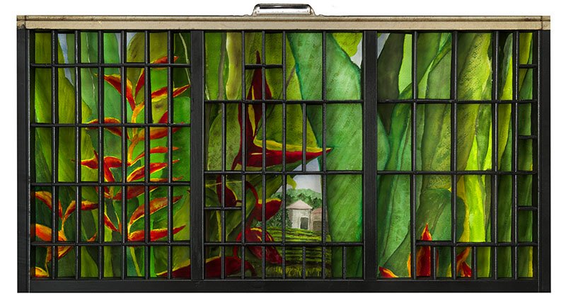 Dreams of Bali, 32x17, assemblage.jpg