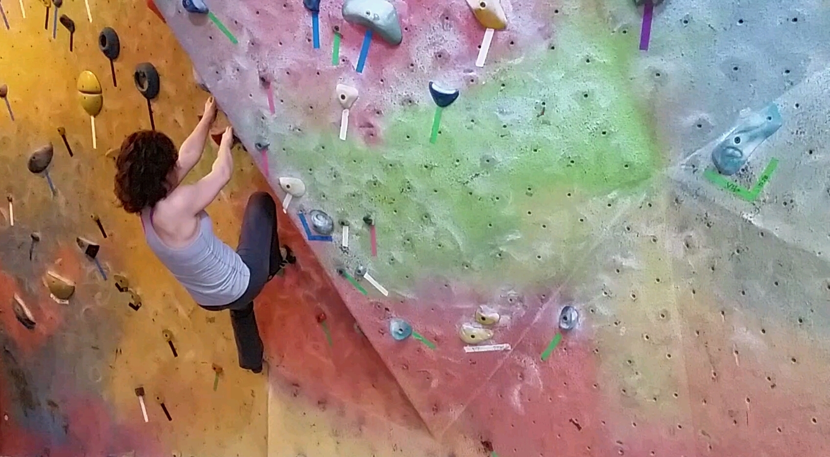 Climbing at Planet Rock