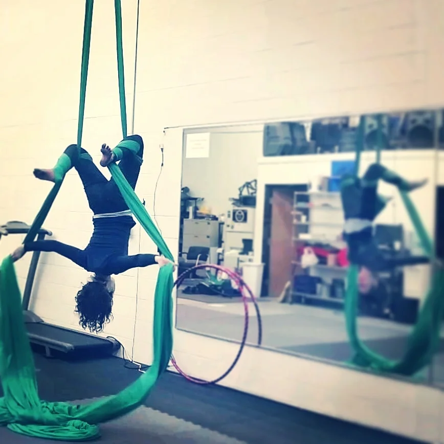 Practicing scorpion at Ringstar