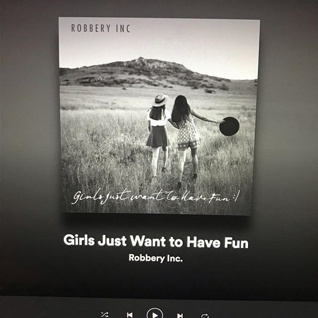 Got a new cover tune out. Head over to @Spotify, @applemusic and all other Digital Music providers and give a listen. #girlsjustwanttohavefun #cyndilauper @cyndilauper #bestsongever #robberyincband