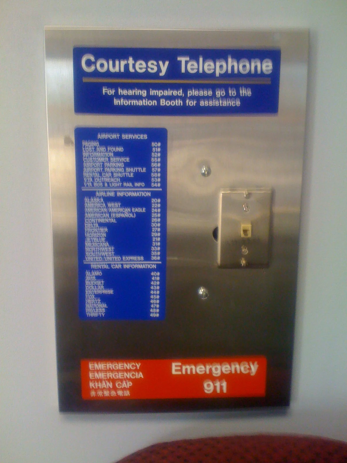 Courtesy Phone