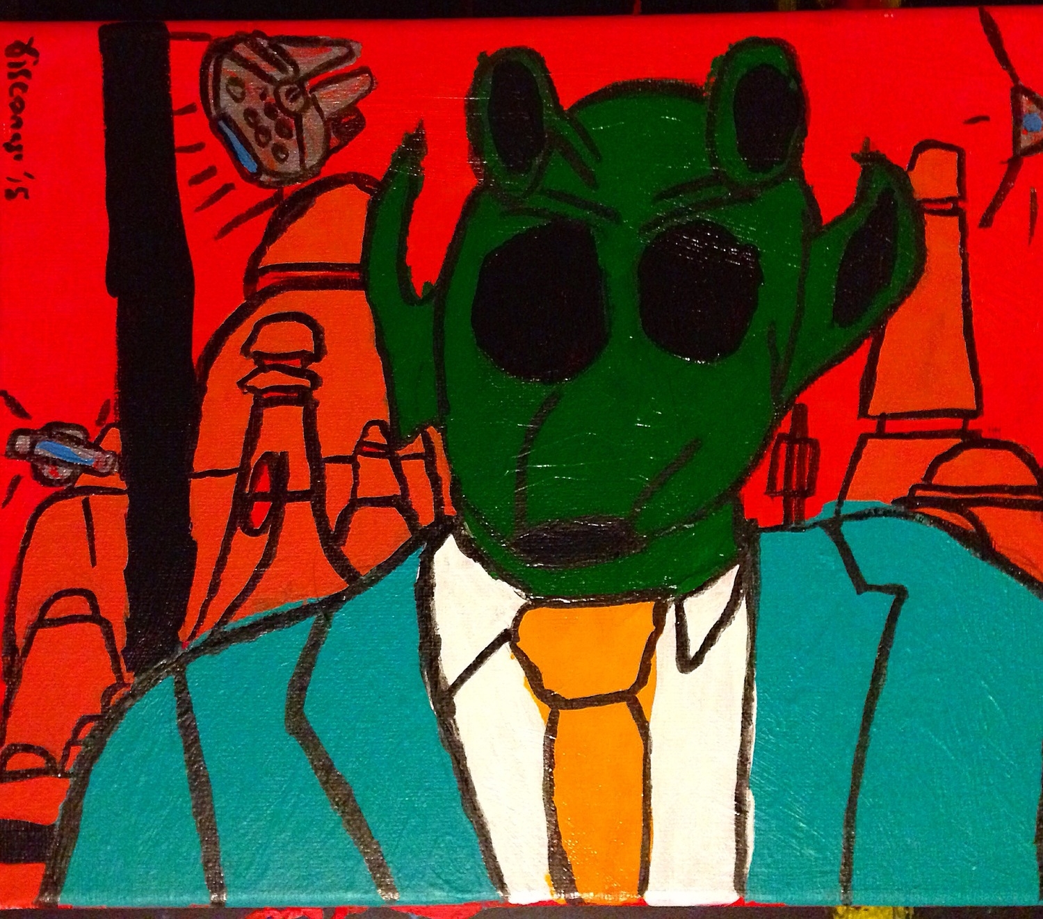 Greedo is Good - 8x10 stretched canvas