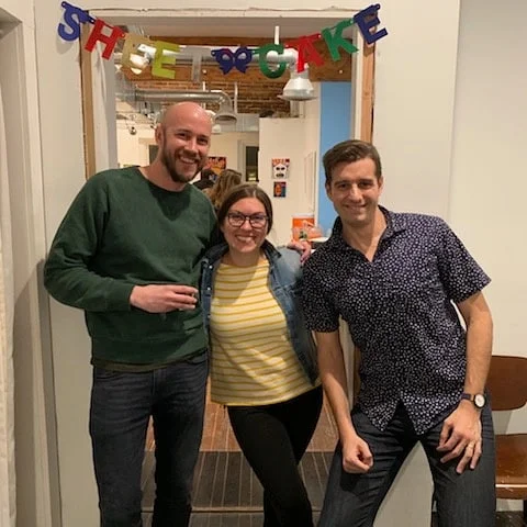 Sheet Cake was me, Rob Deatherage, and Sarah Jamison
