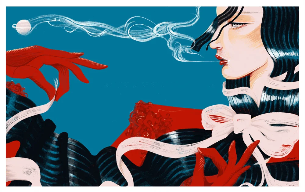 New Moon Spiros Halaris Illustrator Art Director