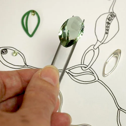 I begin a design with pencil on paper. When consulting with a client I make notes and sketches in my book.