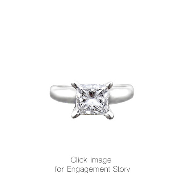 Princess Solitaire Engagement Ring