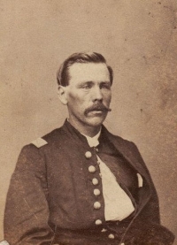 Stephen Wood in his Union Army uniform during the Civil War.