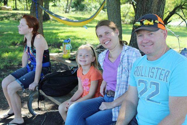 The Borgelt Family enjoys attending Family Camp and the togetherness they feel away from the distractions of modern life.
