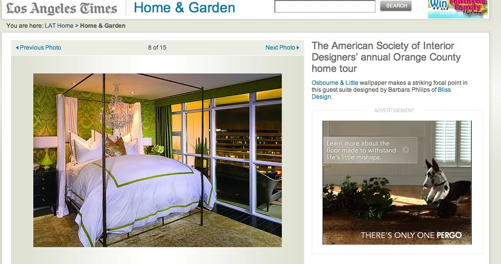 ASID Home Tour on LATimes.com
