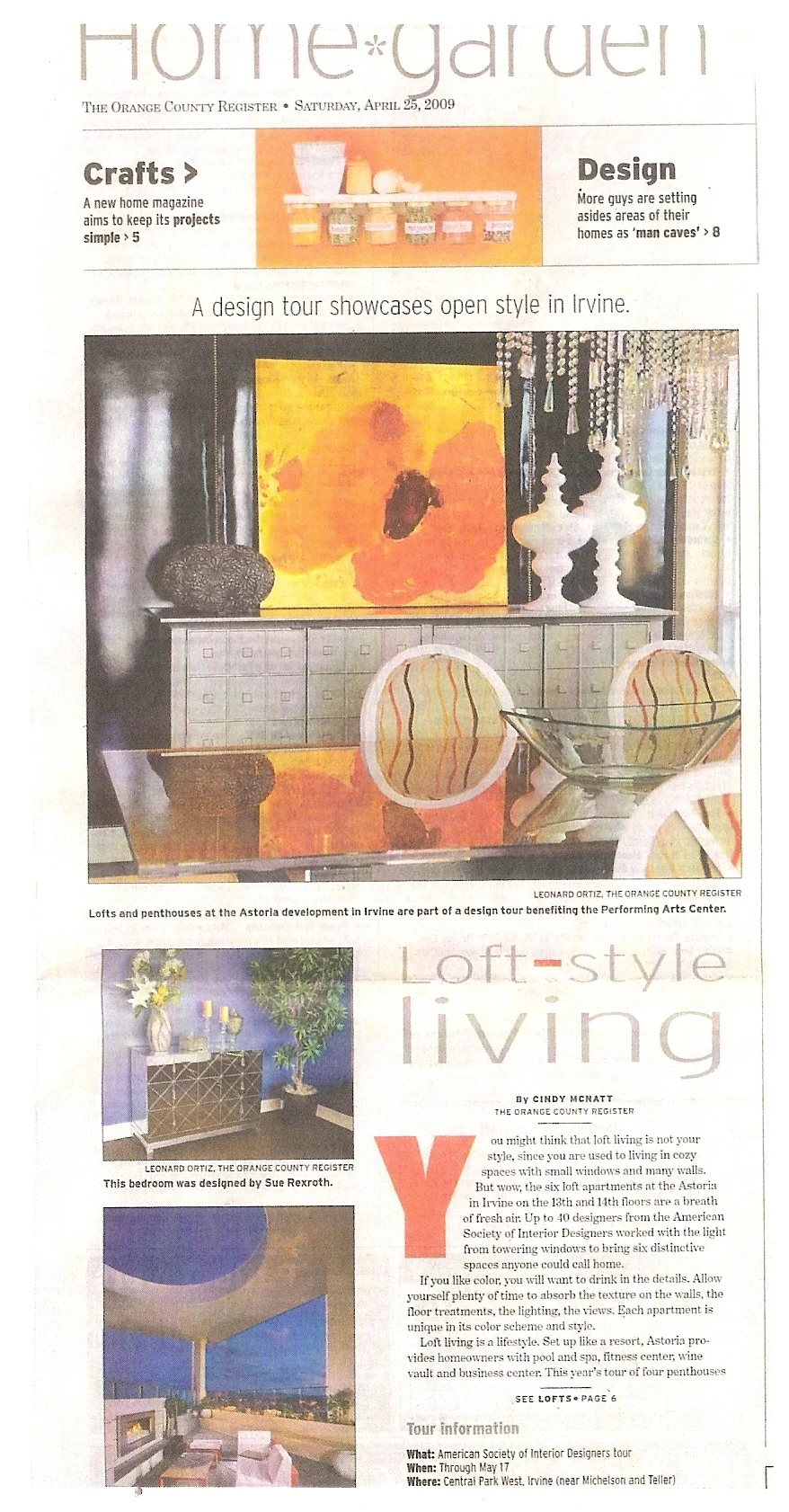 ASID Home Tour in The Orange County Register