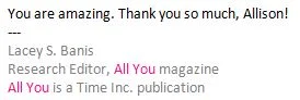 from All You Magazine