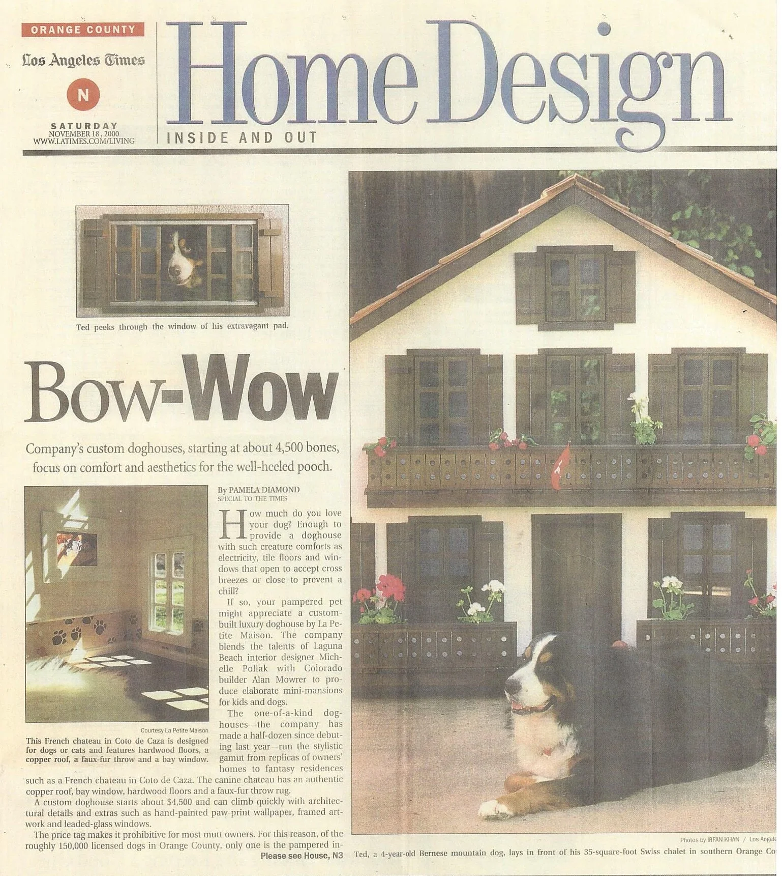 La Petite Maison in the Los Angeles Times