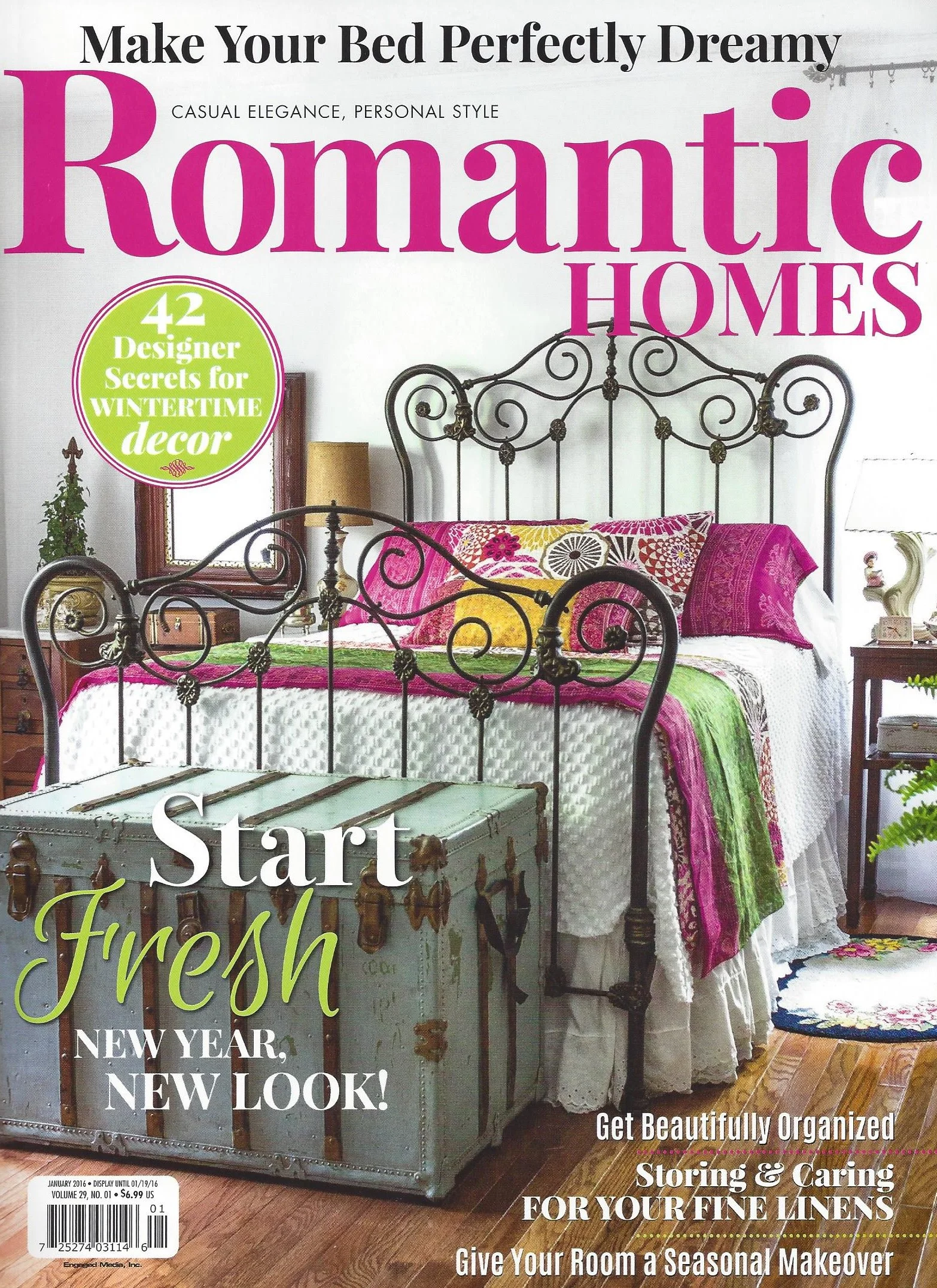 Laura Ashley featured in Romantic Homes Magazine