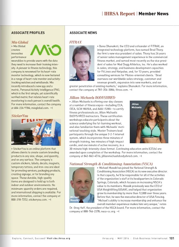 BODYSHRED featured in Club Business International Magazine