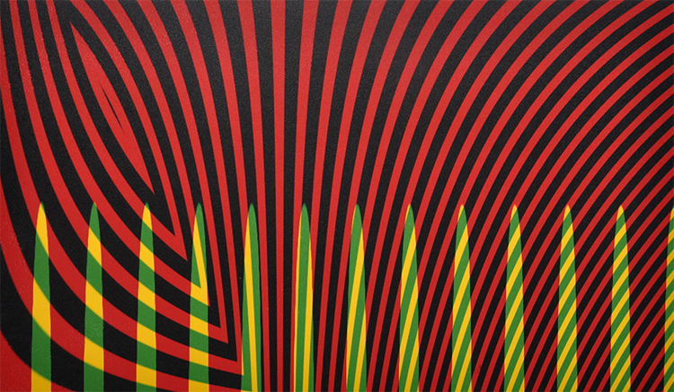 Alan Singer, Reduce Cosmic Force ,Transfer monoprint, $800