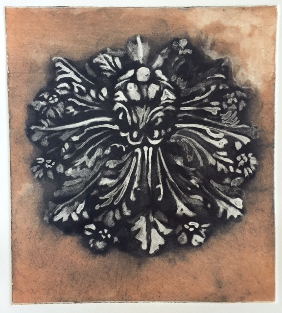 KathrIne Baca, "la Prima Porta' intaglio-type mezzo-type $300.