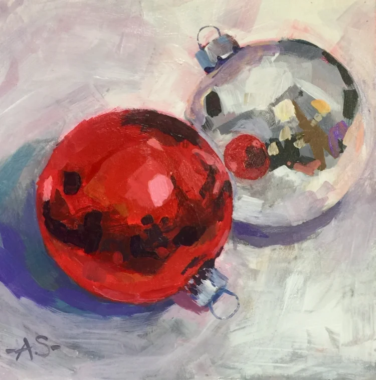 Amy Stummer, Acrylic on board, $65, SOLD