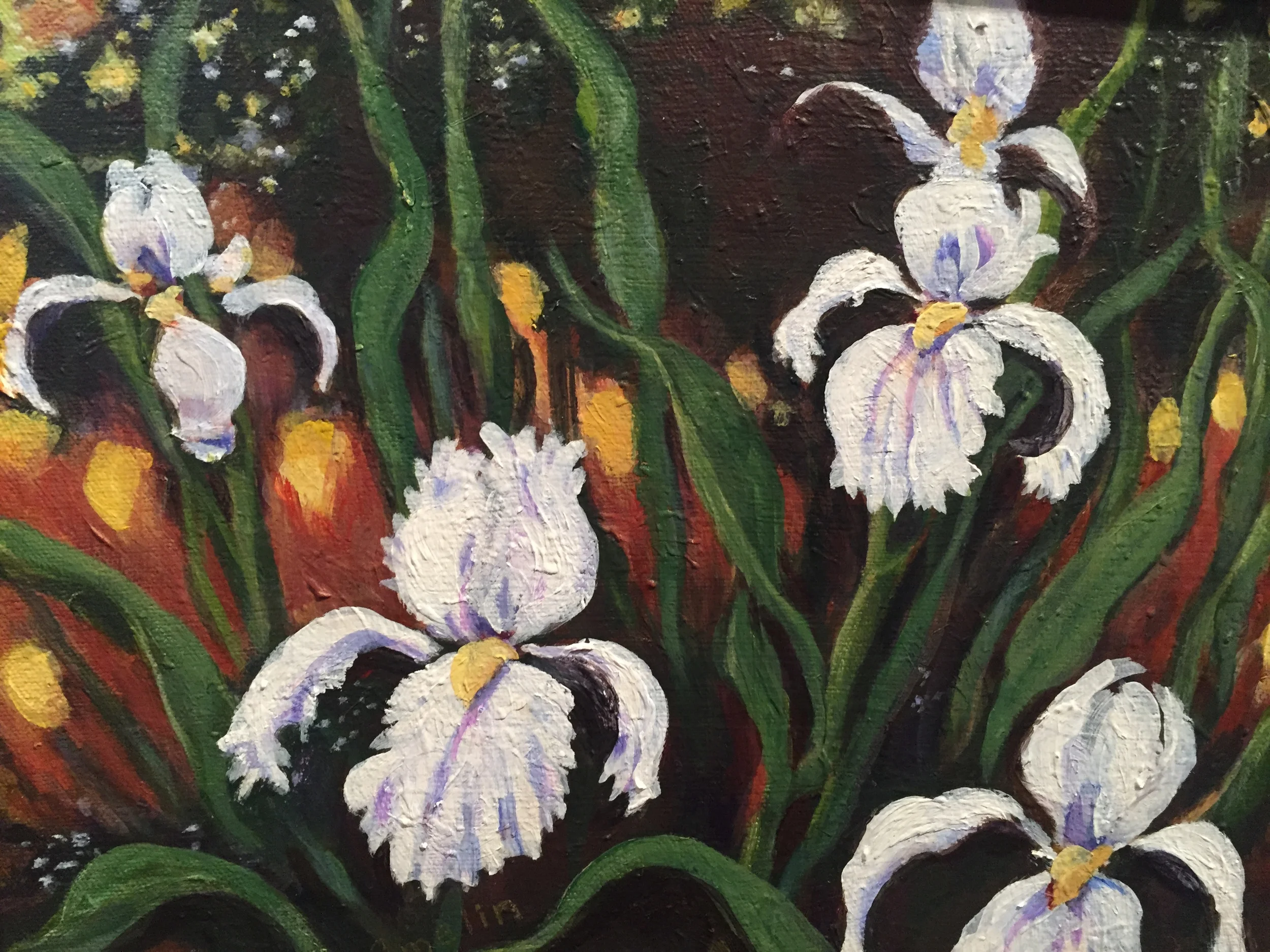 Claire Gmelin, acrylic on canvas