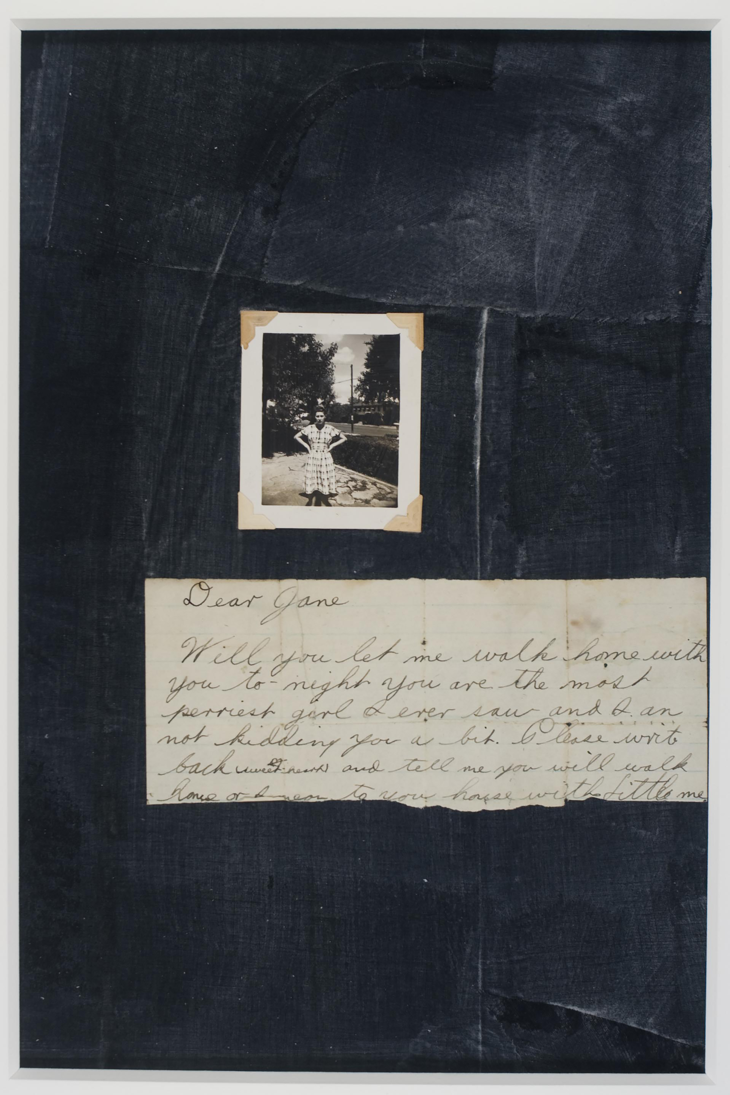 Sidney Merkel Roepke, "Dear Jane", Fabric, Paper Photo, $350 