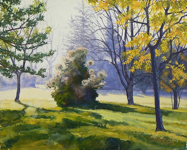 Robert Heischman, Vanished View 4, Gouache , 16"x 20" $800