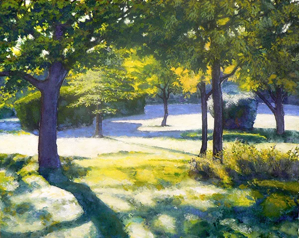 Robert Heischman. Vanished View 5, Gouache , 16"x 20" $800