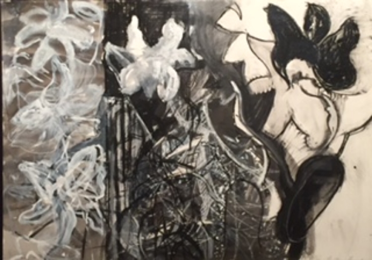 Denise Heischman, Untitled, Mixed Media, 30"x40" $1500.