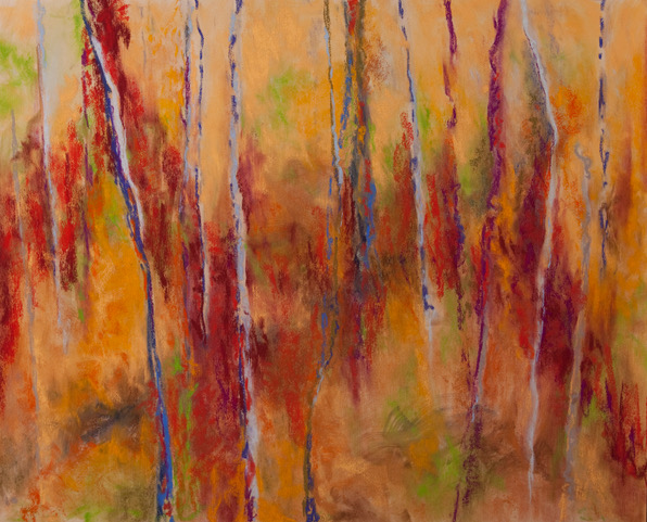 Robin McCondichie, T ree Dance, Soft Pastel, $625