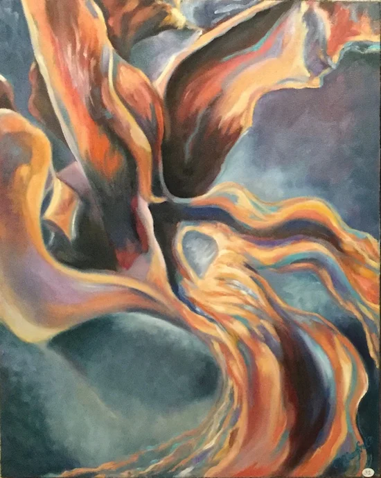 Paula Crawford, Upon Venus, Oil on canvas,$450.