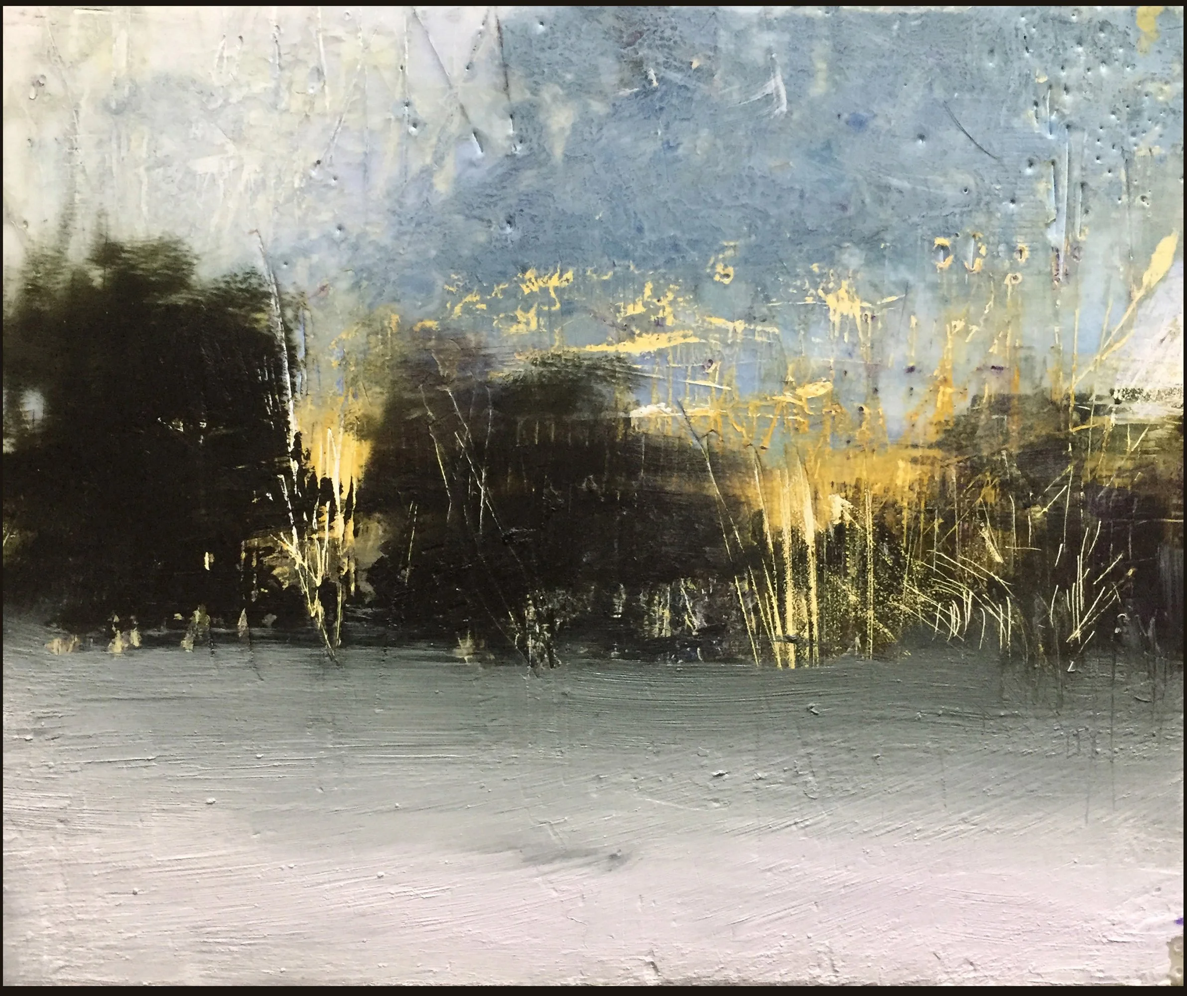 RQuinn_Winter Morning_Encaustic, oil.jpg