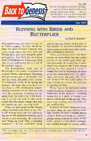 Scan of Paul G. Humber's article as it appeared in print